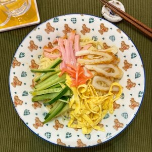 魚ニソごまだれ冷やし中華